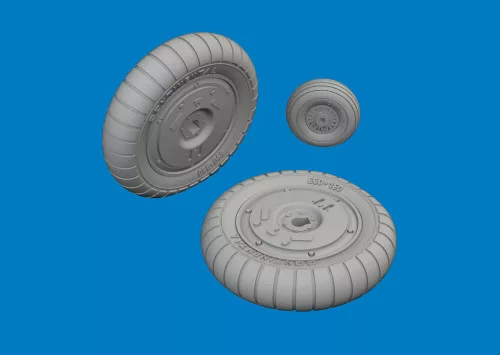 Eduard - Bf 109G-5/6 wheels for Airfix