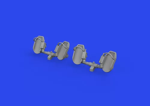 Eduard - Bf 109E rudder pedals early PRINT 1/32