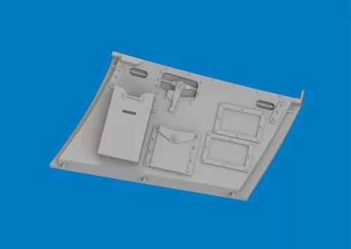 Eduard - Hurricane Mk.II cockpit door PRINT for Revell