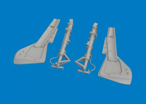 Eduard - Fw 190 undercarriage legs PRINT for Revell