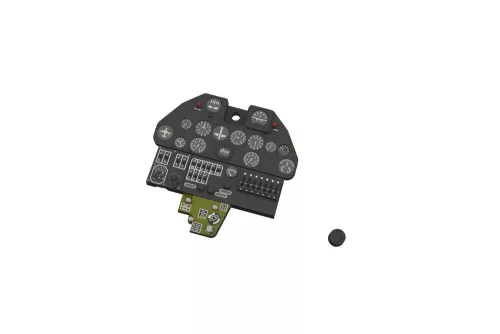 Eduard - P-40E w/ rounded exhaust stacks LööKplus  EDUARD