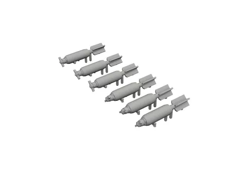 Eduard - P-40 30lb frag bombs PRINT  EDUARD