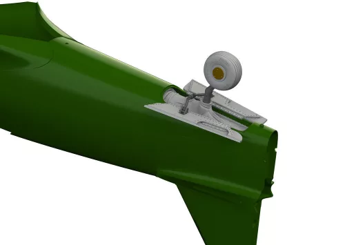 Eduard - P-40E tail wheel bay PRINT  EDUARD