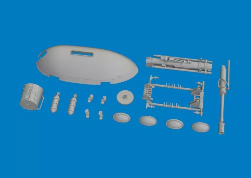 Eduard - Hs 129B MK 101 gun pod PRINT for Takom
