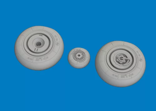 Eduard - Hs 129B wheels for Takom