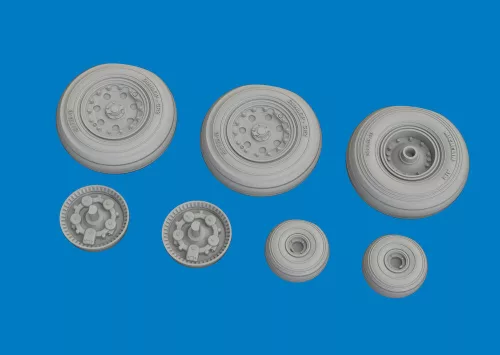 Eduard - Harrier wheels for Uma Models