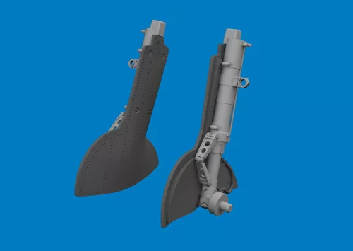 Eduard - Spitfire Mk.IX/XVI undercarriage legs PRINT for Eduard