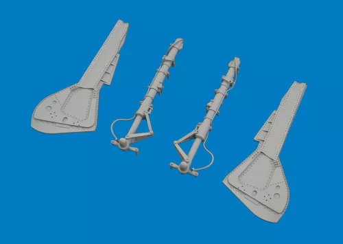 Eduard - Fw 190A-8 undercarriage legs PRINT for Eduard