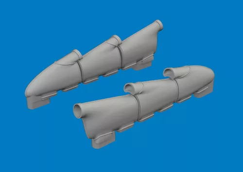 Eduard - Hurricane Mk.I exhaust rounded PRINT for Arma Hobby