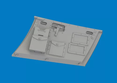 Eduard - Hurricane Mk.I cockpit door PRINT for Arma Hobby