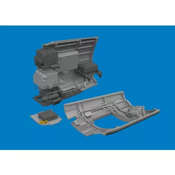 Eduard - P-40K radio compartment PRINT for Eduard