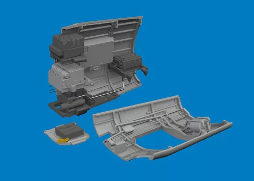 Eduard - P-40K radio compartment PRINT for Eduard