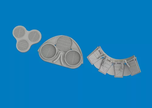 Eduard - P-40K radiators upgrade set PRINT for Eduard