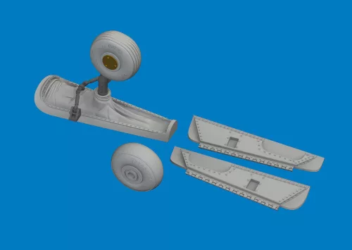 Eduard - P-40K tail wheel bay PRINT for Eduard