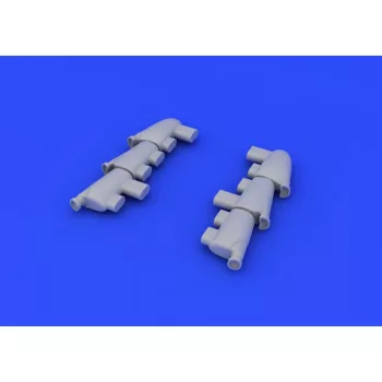 Eduard - Hurricane Mk.I exhaust stacks f.Airfix