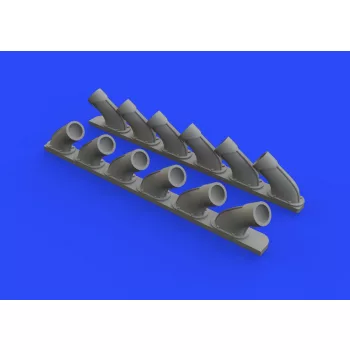 Eduard - Spitfire Mk.XIV exhaust stacks f.Airfix