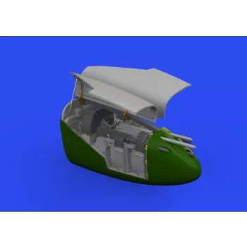 Eduard - P-38J nose gun bay PRINT for TAMIYA