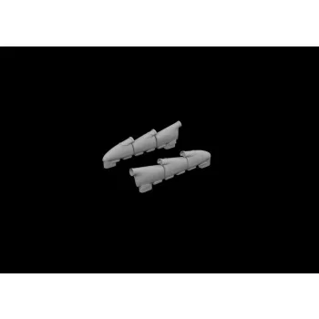   Eduard - Hurricane Mk.II exhaust rounded PRINT 1/48 ARMA HOBBY