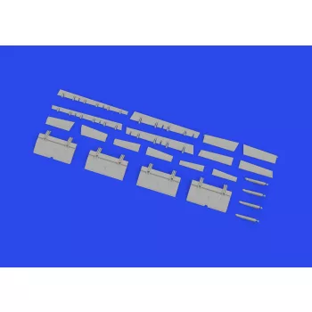 Eduard - Su-25 flaps and slats PRINT 1/48 ZVEZDA