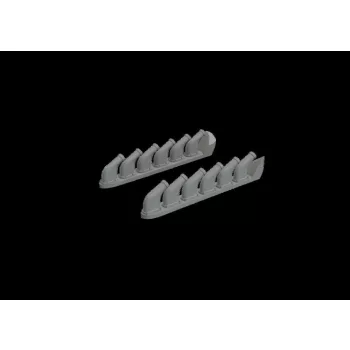 Eduard Accessories - P-51B/C exhaust stacks  EDUARD