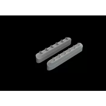   Eduard Accessories - P-51B/C exhaust stacks w/fairing  EDUARD