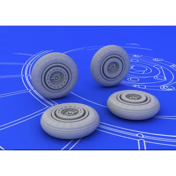 Eduard - MiG-15 wheels for Eduard