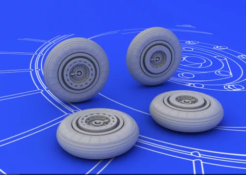 Eduard - MiG-15 wheels for Eduard