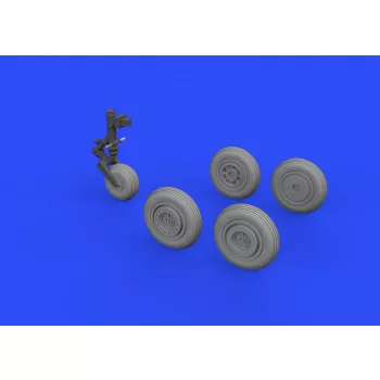 Eduard - MiG-17 wheels for Airfix