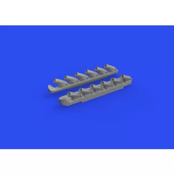 Eduard - P-51B/C exhausts stacks PRINT for ARMA HOBBY
