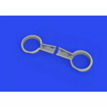 Eduard - Bf 109F wheel bays rounded PRINT 1/72 EDUARD