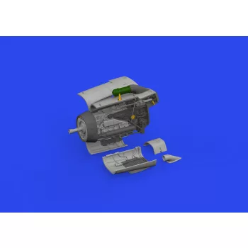 Eduard - Bf 109F engine PRINT 1/72 EDUARD