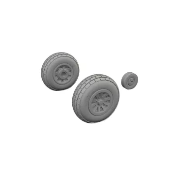 Eduard - P-51D wheels block tread 1/72