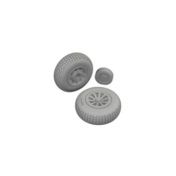 Eduard - P-51D wheels block tread 2 1/72