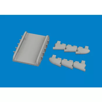   Eduard - Spitfire Mk.I/II/V three-stacks exhaust rounded PRINT for IBG