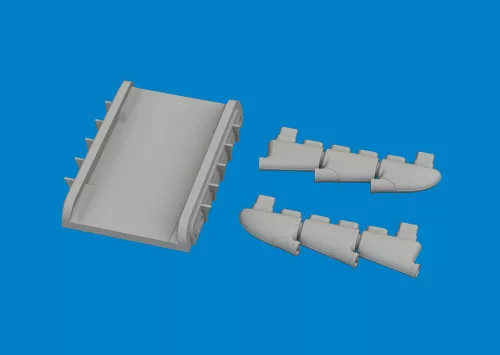 Eduard - Spitfire Mk.I/II/V three-stacks exhaust rounded PRINT for IBG