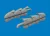 Eduard - Spitfire Mk.V three-stacks exhaust fishtail PRINT for Eduard