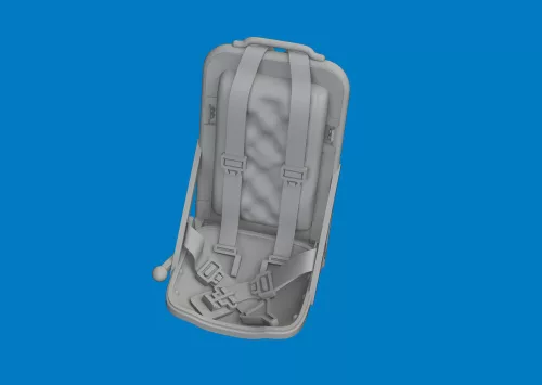 Eduard - P-51D seat w/ integral seat belts PRINT for Arma Hobby
