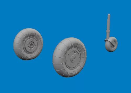 Eduard - Bf 109K-4 wheels for Eduard