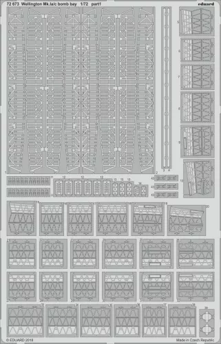 Eduard - Wellington Mk.Ia/c bomb bay for Airfix