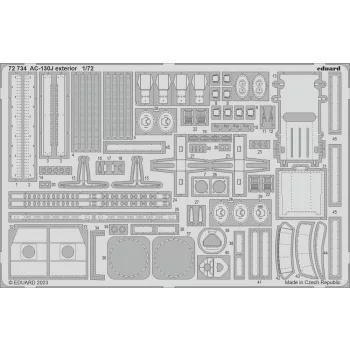 Eduard - AC-130J exterior 1/72 ZVEZDA