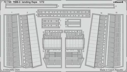 Eduard - TBM-3 landing flaps  HOBBY BOSS