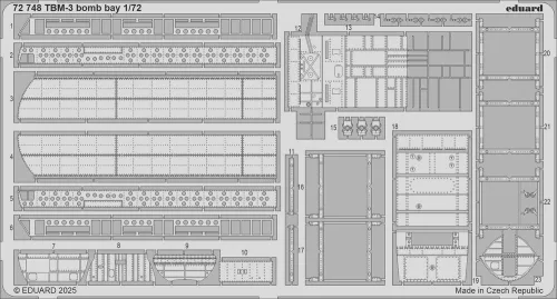 Eduard - TBM-3 bomb bay  HOBBY BOSS