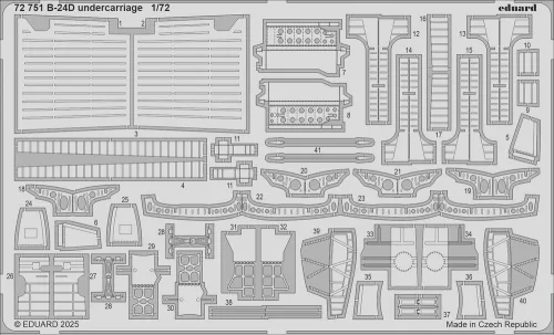Eduard - B-24D undercarriage for Airfix