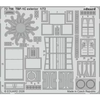 Eduard - TBF-1C exterior for Hobby Boss