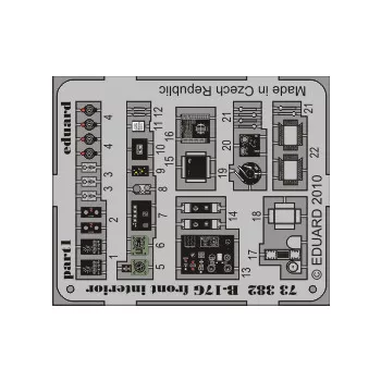 Eduard - B-17G front interior for Revell