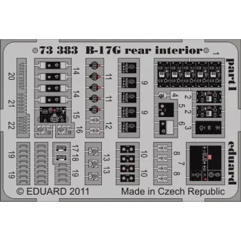 Eduard - B-17G rear interior for Revell