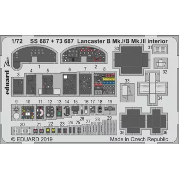 Eduard - Lancaster B Mk.I/B Mk.III interior for Airfix
