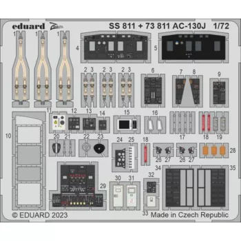 Eduard - AC-130J interior 1/72 ZVEZDA