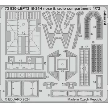 Eduard - B-24H nose & radio compartment 1/72