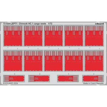 Eduard - Chinook HC.1 cargo seats  AIRFIX